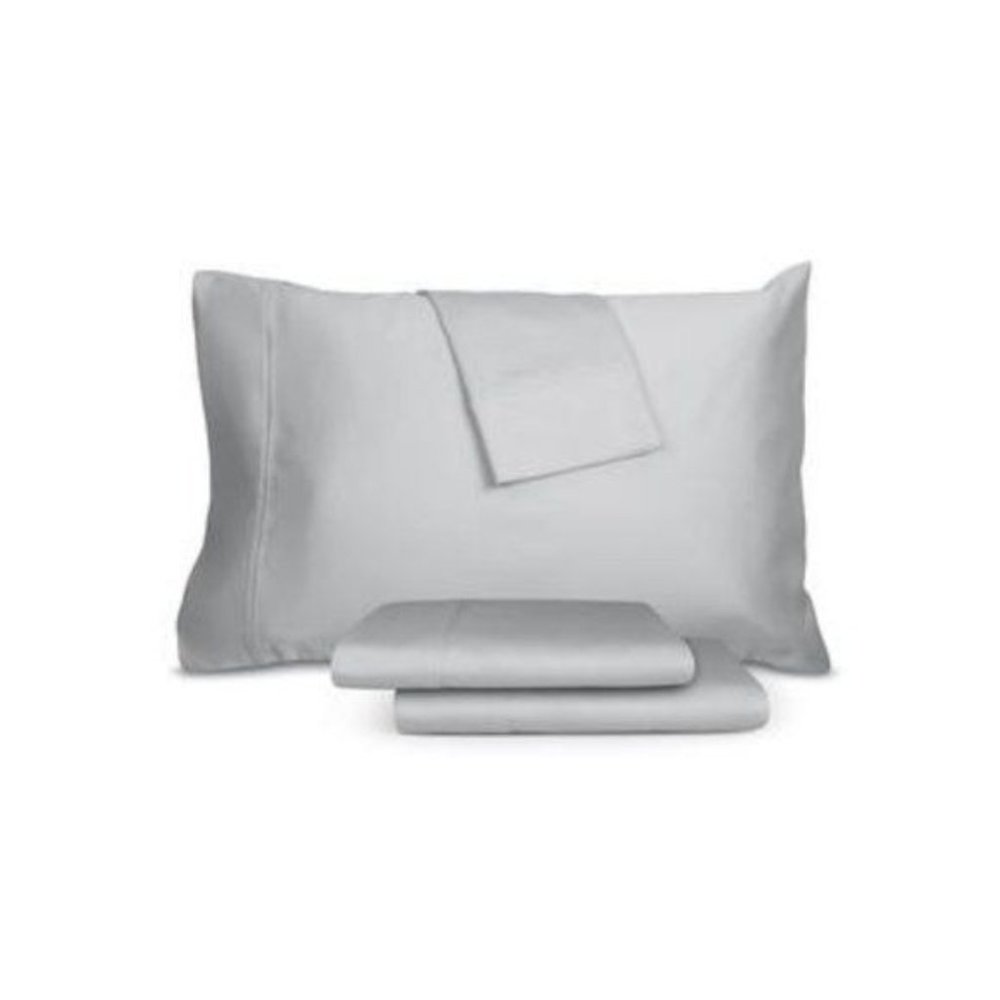 RestWell Anti-Microbial 1000 Thread Count 4 Pc. Sheet Set, King Bedding-Grey